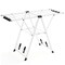 Adjustable Height Laundry Drying Rack Foldable Metal Indoor Outdoor